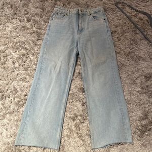 Zara light wash jeans